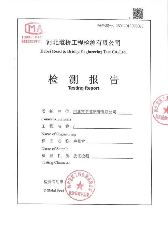 成都检测报告